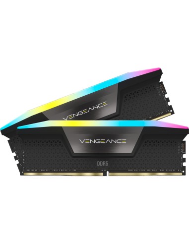 RAM DIMM Corsair Vengeance RGB DDR5 6000 Mhz Da 64GB (2x32GB) Nero CL30 INTEL XMP