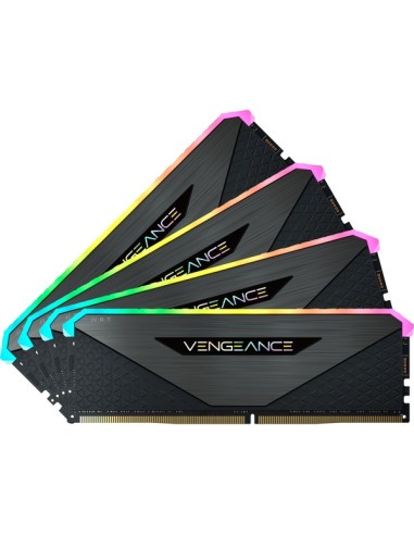 RAM DIMM Corsair Vengeance RGB RT DDR4 3600 Mhz Da 32GB (4x8GB) Nero CL18 INTEL XMP