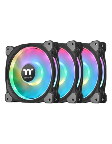 Ventola Thermaltake Riing Duo 12 RGB LED-- 120mm kit da 3