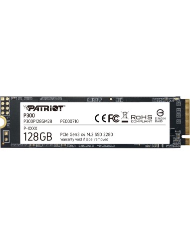 SSD Patriot P300 128 GB PCIe 3.0 x4 NVMe 1.3 M.2 2280