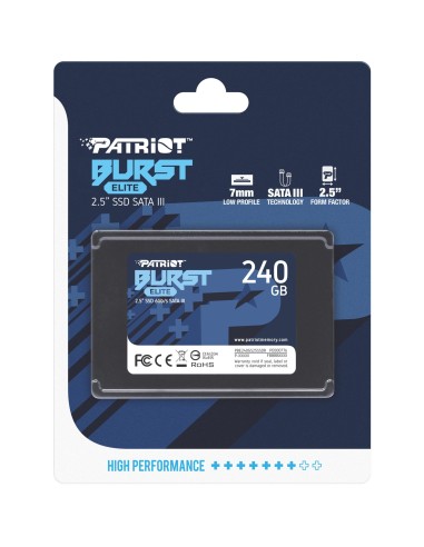 SSD Patriot Burst Elite 240 GB Nero SATA 6 Gb/s