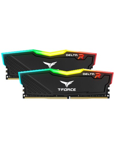 RAM DIMM Team Group Delta RGB DDR4 3200 Mhz Da 16GB (2x8GB) Nero CL16 INTEL XMP