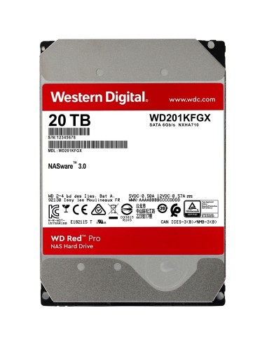 Hard-Disk Western Digital Red Pro 20 TB SATA 6 Gb/s 3,5"