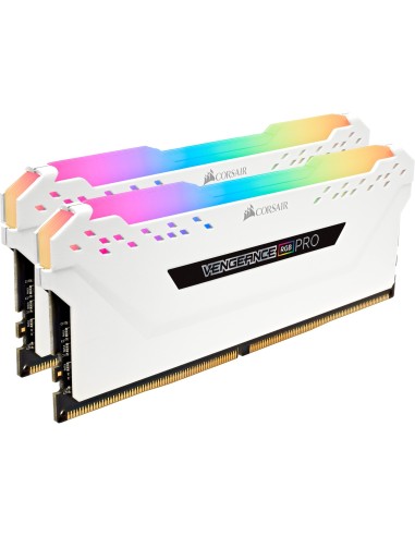 RAM DIMM Corsair Vengeance RGB PRO DDR4 3600 Mhz Da 16GB (2x8GB) Bianco CL18 INTEL XMP