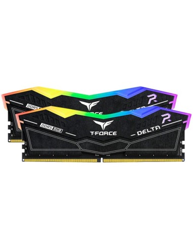 RAM DIMM Team Group Delta RGB DDR5 7800 Mhz Da 32GB (2x16GB) Nero CL38 INTEL XMP
