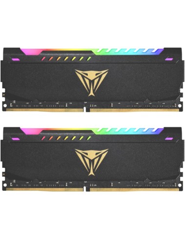 RAM DIMM Patriot Viper Steel RGB DDR4 3600 Mhz Da 32GB (2x16GB) Nero CL18 INTEL XMP