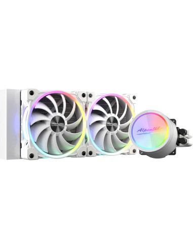 Dissipatore A Liquido Alpenföhn Gletscherwasser 240 White RGB 240mm Bianco