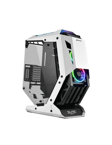 Case Sharkoon ELITE SHARK CA700 Midi-Tower Nero/Bianco Tempered Glass