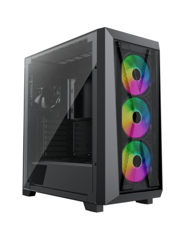 Case Xilence XILENT X X912,ARGB Midi-Tower Nero Tempered Glass