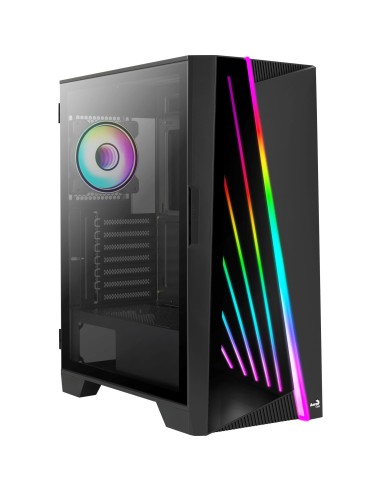 Case Aerocool Mirage-G-BK-v1 Midi-Tower Nero Tempered Glass