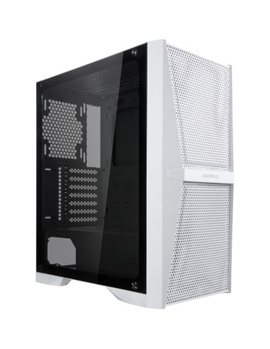 Case RAIJINTEK SILENOS MS Midi-Tower Bianco Versione senza ventola Tempered Glass