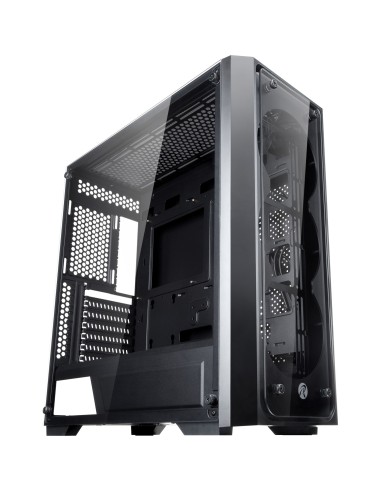Case RAIJINTEK PONOS TG4 Midi-Tower Nero Tempered Glass