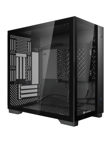 Case RAIJINTEK PAEAN MINI Mini-Tower Nero Tempered Glass