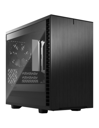 Case Fractal Design Define 7 Nano Black TG Light Tint Mini-Tower Nero Tempered Glass