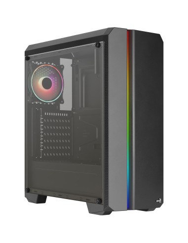 Case Aerocool Genesis ARGB Midi-Tower Nero Acrilico