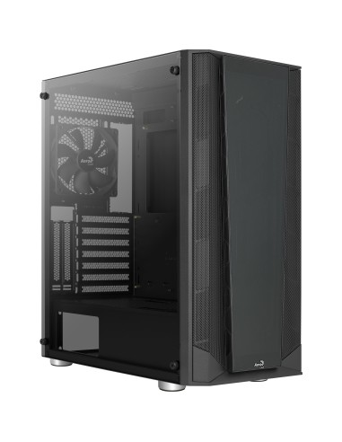 Case Aerocool Prism v1 Midi-Tower Nero Tempered Glass