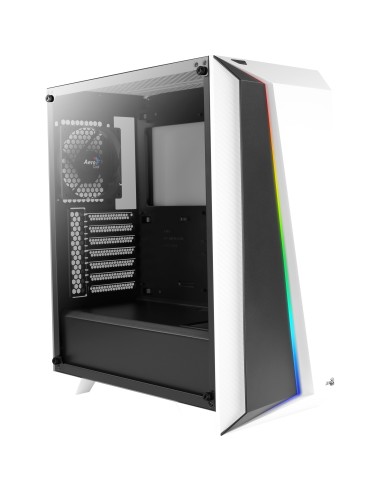 Case Aerocool Cylon Pro Midi-Tower Bianco/Nero Tempered Glass
