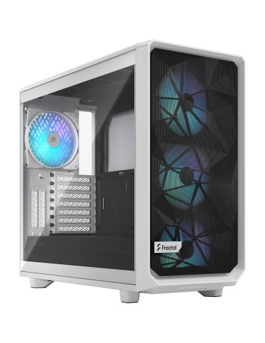 Case Fractal Design Meshify 2 RGB White TG Clear Tint Midi-Tower Bianco