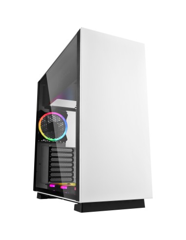 Case Sharkoon PURE STEEL White RGB Midi-Tower Bianco Tempered Glass