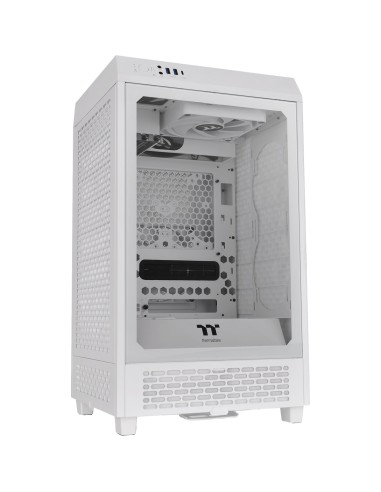 Case Thermaltake The Tower 200 Mini-Tower Bianco Tempered Glas