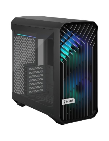 Case Fractal Design Torrent Compact RGB Black TG Light Tint Midi-Tower Nero Tempered Glass