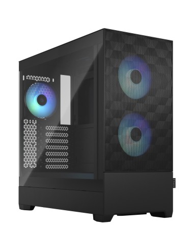 Case Fractal Design Pop Air RGB Black TG Clear Tint Midi-Tower Nero