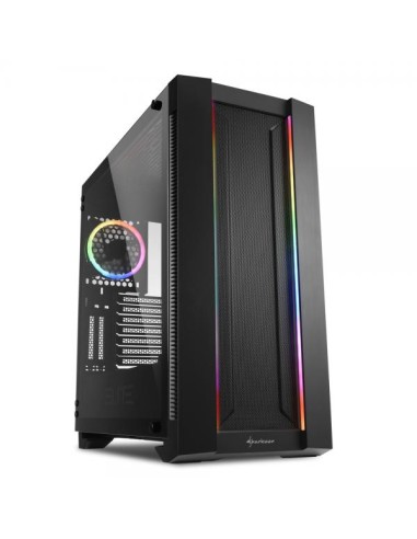 Case Sharkoon ELITE SHARK CA200M Big-Tower Nero Tempered Glass