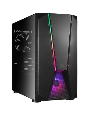 Case SilverStone FARA V1M PRO Midi-Tower Nero Tempered Glass
