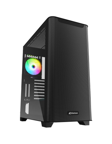 Case Sharkoon M30 RGB Mini-Tower Nero Tempered Glass
