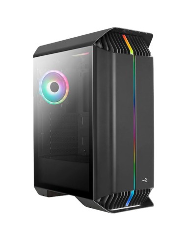 Case Aerocool Gladiator Duo G-BK-v1 Midi-Tower Nero Tempered Glass