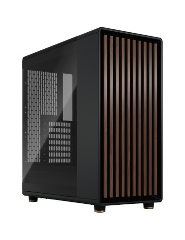 Case Fractal Design North Charcoal Black TG Dark Midi-Tower Nero Tempered Glass-Version