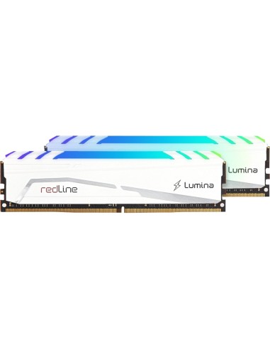 RAM DIMM Mushkin Redline Lumina DDR4 3200 Mhz Da 16GB (2x8GB) Bianco CL16 INTEL XMP