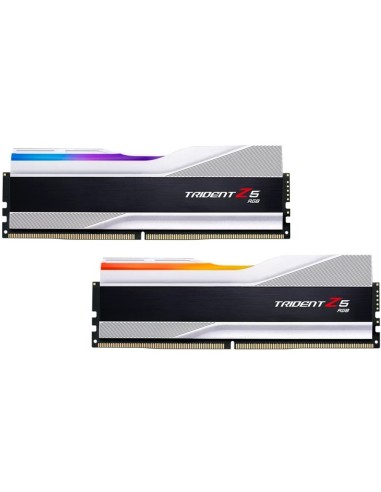 RAM DIMM G.Skill Trident Z5 RGB DDR5 7600 Mhz Da 32GB (2x16GB) Silver CL36 INTEL XMP