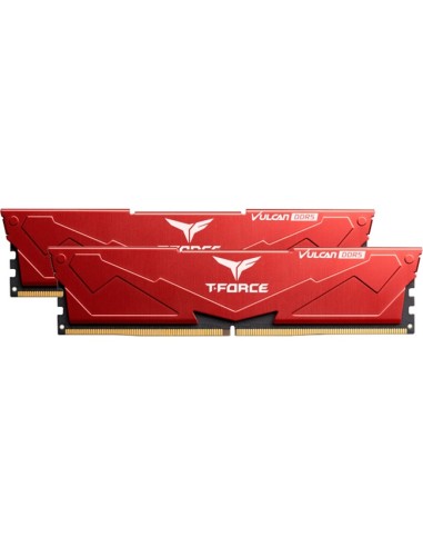 RAM DIMM Team Group VULCAN DDR5 5600 Mhz Da 32GB (2x16GB) Rosso CL32 INTEL XMP